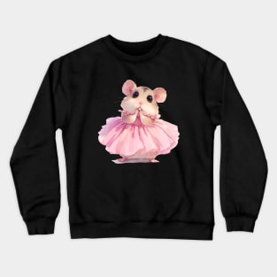 Coquette Hamster girl Crewneck Sweatshirt